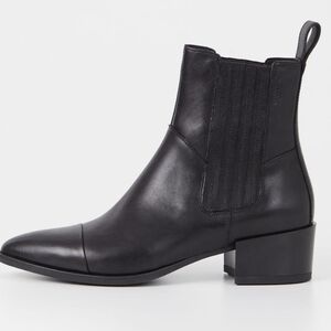 Vagabond marja ankle black women's leather boots size 8